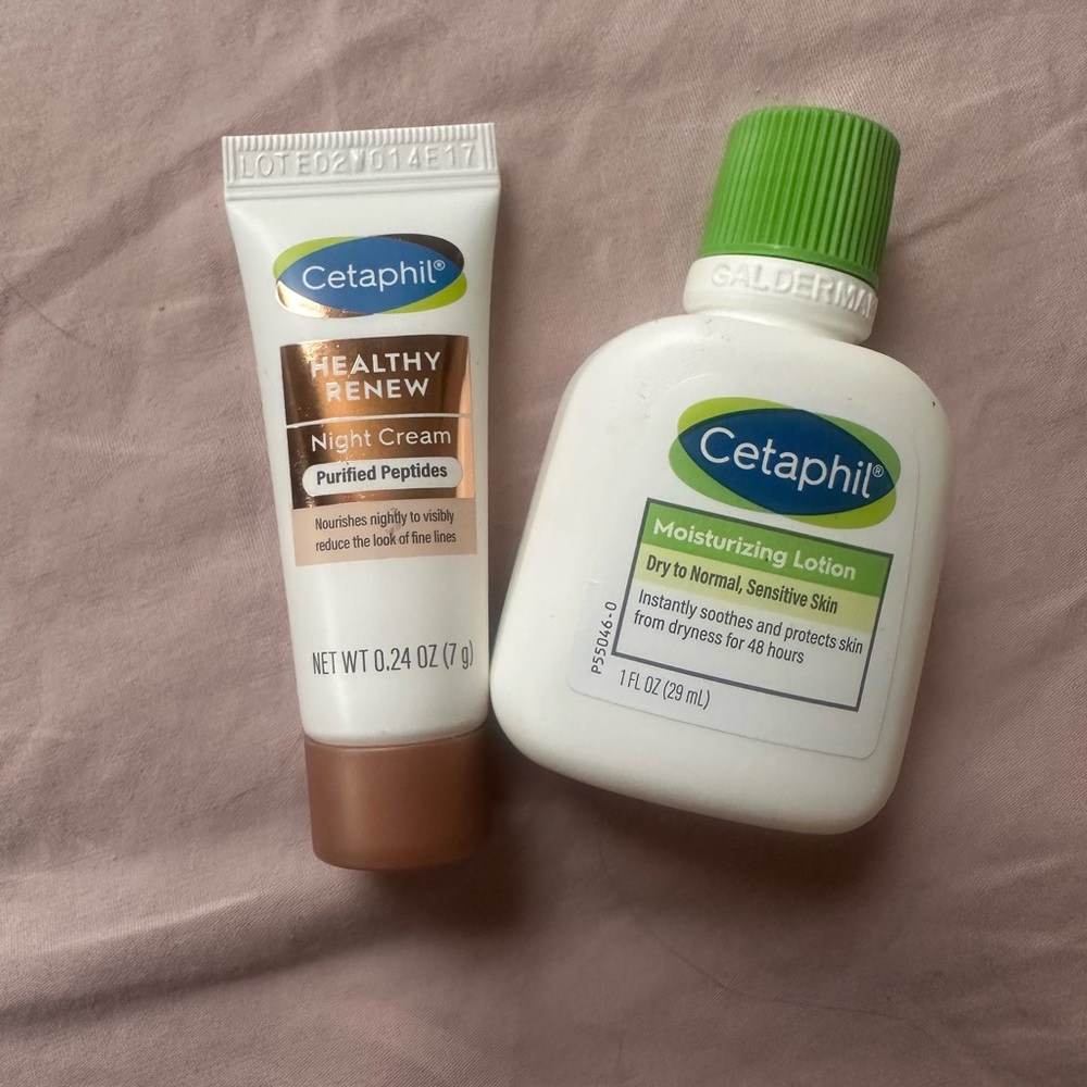 Cetaphil Night Cream and Moisturizing Lotion Set